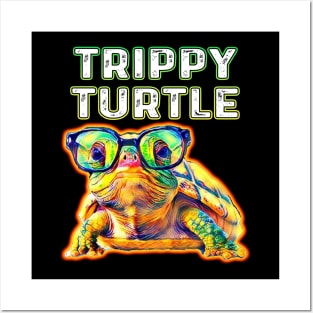 Trippy Turtle Posters and Art